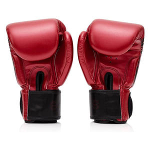 Gants MMA de boxe pour entraînement au combat professionnel en cuir de vachette d'origine avec design personnalisé, logo OEM privé, vente en gros - Product Image 2