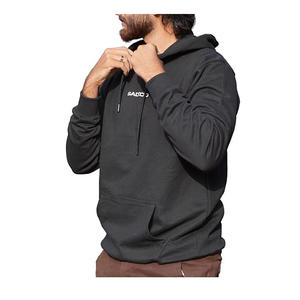 Sweat à capuche en molleton 100% coton lourd pour homme Vêtement d'hiver confortable avec impression numérique Service OEM écologique - Product Image 3