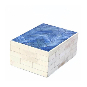 Boîte de rangement en os incrusté de première qualité pour bijoux, décoration d'intérieur, rangement de table, boîte cadeau, boîte de rangement décorative en os incrusté faite à la main - Product Image 3