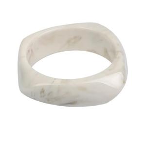 Colorido Bling Vintage Tortoiseshell Acetato Mottled Wide Chunky Cuff Bracelet Mejor diseño de resina Brazalete irregular para fiestas - Product Image 1