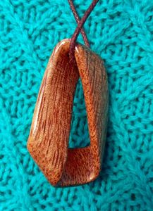 BIJOUX COLLIERS POUR FEMMES HOMMES NATUREL GRAND BOHO TRIBAL SONO BOIS Pendentif sur cordon réglable Collier fait main - Product Image 5