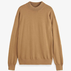 เสื้อสเวตเตอร์คอกลมคอปกแบบสวมหัวแขนยาวลำลองสำหรับผู้ชายผู้หญิงเด็กเสื้อถักโลโก้ตามสั่ง - Product Image 4