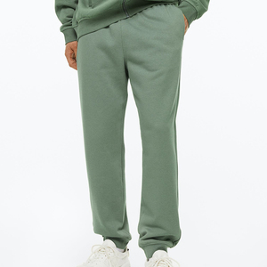Conjunto de chándal de 100% algodón con etiqueta personalizada para hombre, Sudadera con capucha y pantalones de chándal con media cremallera y etiqueta personalizada - Product Image 2