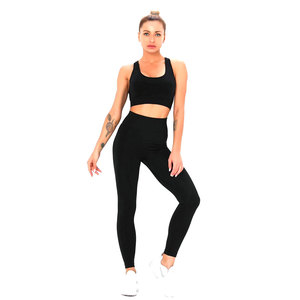 ชุดโยคะออกกำลังกายแบบสองชิ้นสำหรับผู้หญิงชุดเล่นกีฬาออกกำลังกายแบบแข็งระบายอากาศได้ดีขนาดใหญ่พิเศษ - Product Image 1
