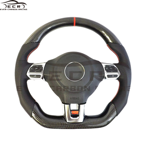 Volant en Fiber de carbone <span class=keywords><strong>prix</strong></span> d'usine Ever-Carbon Racing ECR Hotsell pour volant Volkswagen VW <span class=keywords><strong>Golf</strong></span> MK <span class=keywords><strong>6</strong></span> - Product Image 4