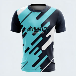 เสื้อฟุตบอลชายปรับแต่งได้พร้อมโลโก้ทีมและตัวเลขที่สะดวกสบายสำหรับวันแข่งขันและการฝึกอบรม - Product Image 1