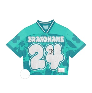 เสื้อเจอร์ซีย์อเมริกันฟุตบอลสำหรับแฟนทีมกีฬาและระบายอากาศได้ใส่สบายพร้อมชื่อและหมายเลขส่วนตัว - Product Image 2