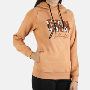 <b>Top</b> Quality Women Hoodie Low MOQ Custom Logo <b>Ladies</b> Hoodies Wholesale Clothing Regular Size <b>Long</b> Sleeve Hoodie - Product Image 5