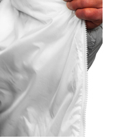 Chaqueta de Invierno Acolchada Personalizada de Alta Calidad para Hombre con Cuello Alto y Diseño con Capucha, Resistente al Viento, Transpirable y Ecológica