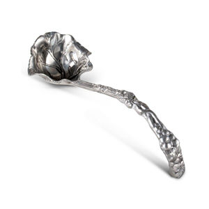 Nouvellement concevoir les meilleures fournitures indiennes taille personnalisée et Logo ensemble d'ustensiles de service en forme de fleur d'argent avec motif en relief - Product Image 1