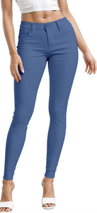 OEM SERVICE WOMEN'S HYPER STRETCH SKINNY <b>WORK</b> PANTS CUSTOM LOGO DIRECT FACTORY WHOLESALE COMFY CASUAL <b>TROUSERS</b> NEW - Product Image 5