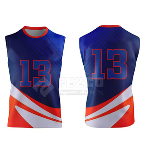 Ensembles d'uniformes de football 7v7 respirants et à séchage rapide de haute qualité, uniformes d'entraînement personnalisés pour équipes, 100 % polyester, sans manches, toutes saisons - Product Image 3