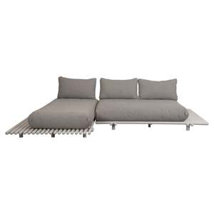 Minimlistic <b>Outdoor</b> Furniture Set Platform <b>Sofa</b> with Chaise Lounge Sticks - Product Image 6