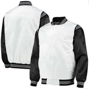 Chaqueta universitaria para hombre ajustada de secado rápido al mejor precio con etiqueta privada/manga de cuero personalizada para hombre liso de alta calidad - Product Image 3