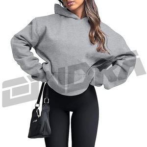 Sweat-shirt à capuche oversize pour femme, style décontracté, streetwear, pull en molleton doux, confortable, tendance hivernale - Product Image 2