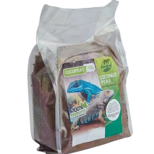 10L lỏng cocopeat túi cho bò sát & động Vật Lưỡng Cư Terrarium bộ đồ giường tốt nhất giá thị trường không độc hại 100% tự nhiên và phân hủy sinh học - Product Image 1