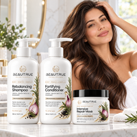 Set Sampo dan Kondisioner OEM Onion Black Seed untuk Pertumbuhan Rambut, Perawatan Akar Rosemary untuk Rambut Lemah, Tipis, Rapuh, dan Rentan Rontok