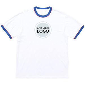 Sonnerie coton T-Shirts surdimensionné manches courtes chemises pour hommes décontracté ample basique t-shirts hauts S-XXL Logo personnalisé t-shirts - Product Image 1