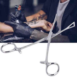 Pince intestinale de qualité chirurgicale Body Dermal Piercing Mini fendu 6 "Pennington Clamp Forceps Piercing Forceps Haute qualité - Product Image 4
