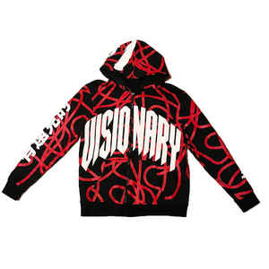 Chándal de algodón personalizado para hombre sudaderas con capucha bordadas cierre de cremallera invierno Jogging Casual Fitness diseño Logo característica-venta al por mayor - Product Image 2