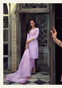 Kurtis de Viscosa Pura Multicolor para Mujer, Hechos a Mano, Completamente Cosidos, Listos para Usar, con Pantalón, Disponibles en Stock para Venta en Línea, Marca Dhwaja Export - Product Image 5