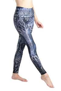 Venta al por mayor personalizado raíz para levantarse impreso Yoga Leggings cintura alta ecológico nuevo y ropa activa moda gimnasio Leggings para mujeres - Product Image 2
