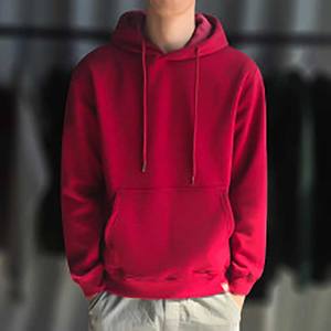 Oem Custom Printed Embroidery logo design Solid color plus velvet <b>sweatshirt</b> <b>men's</b> hooded trendy thickened <b>sweatshirt</b> hoodie - Product Image 3