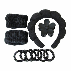 Pyc Hair Accessories Set Headband Flower Clips Elastic Bands For Girls Kids Mixed Colors Cute Gift Set Wholesale - Product Image 6