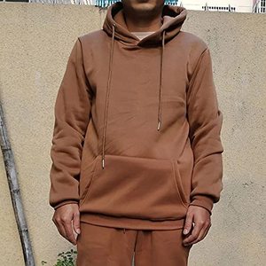 Chándal de manga larga con capucha para hombre, conjunto deportivo informal de dos piezas - Product Image 2