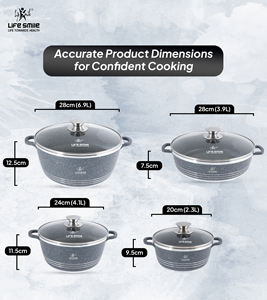 Juego de Utensilios de Cocina Antiadherentes de Granito de 8 Piezas con Diseño Clásico Premium y Revestimiento Multicapa - Product Image 2
