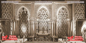 Toronto mariages réception scène toile de fond décor Unique blanc thème mariage nuit fête scène Western mariage cadres de scène - Product Image 6