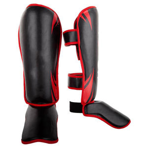 สนับแข้งหนังสำหรับ MMA ยูโดและคาราเต้การฝึกแบบกำหนดโลโก้ได้เอง - Product Image 1