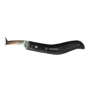 Cuchillo para Cascos de Acero Inoxidable Superafilado con Mango de Madera, Herramienta de Herrador Reutilizable para un Fácil Recorte y Herraje de Cascos de Caballos - Product Image 6