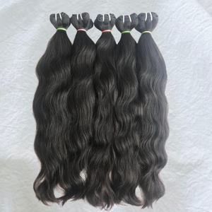 Vendeur en gros de cheveux indiens bruts | Paquets de cheveux humains naturels non traités à cuticule alignée Approvisionnement direct d'usine - Product Image 1