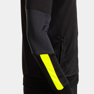 Ensemble de survêtement noir entièrement sublimé, veste et pantalon de survêtement, veste zippée pour l'échauffement, tenue de danse pour les compétitions d'équipe - Product Image 4