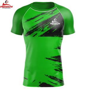 <b>Top</b> Selling Best Product Rash Guard in Long Sleeve Latest Design MMA Wear Solid Color Rash Guard - Product Image 6