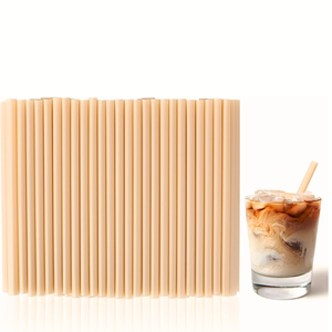 Pajitas desechables biodegradables para beber caña de azúcar Pajita de bagazo compostable para viajes Conveniente y ecológico - Product Image 5