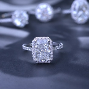 Diamante Rectangular de Corte Radiante 1.00ct Color D VS1 Corte Excelente Cultivado en Laboratorio Certificado IGI HPHT Para Joyería de Compromiso para Hombres y Mujeres - Product Image 5