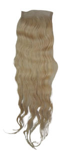 Cierre de cabello humano de alto grado rubio con máquina de doble trama de cabello humano a la venta por exportadores indios precios directos de fábrica - Product Image 3