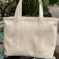 Sac fourre-tout en toile de coton brodé avec logo personnalisé, sac de plage réutilisable biologique avec poignée, vente en gros, OEM, ODM, personnalisé