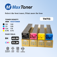 Cartouche de toner MaxToner TN713 TN-713 compatible avec Konica Minolta Bizhub C659 C759 C759 AccurioPrint C759 Prix d'usine