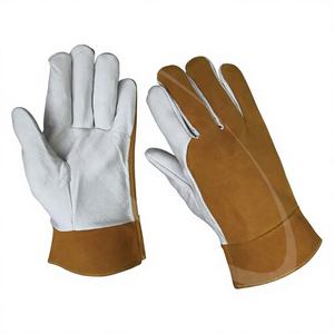 Gants de soudage TIG en cuir de chèvre de qualité supérieure, non doublés, 2026, gants de sécurité pour l'argon - Product Image 1