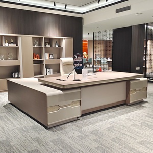 Escritorio Ejecutivo Ergonómico Moderno, Madera Resistente Ecológica, Garantía de 5 Años, Almacenamiento Multifuncional, Fácil Montaje - Product Image 3