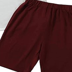 Vente chaude T-shirt & Shorts Ensemble Short à la mode Ensemble pour la formation Porter un short confortable Ensemble pour hommes - Product Image 5