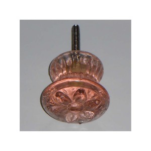2025 Classic Look Flower Design Glass <b>Knobs</b> Round Shape High Demanding Top Selling Wardrobe Drawer Decorating Handle <b>Knob</b> - Product Image 6