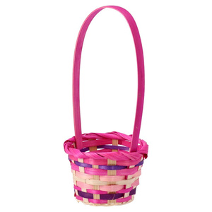 Cesta de Almacenamiento Multifuncional de Bambú Tejido Colorido y Ecológico, Accesorios de Cocina, Diseño Funcional para Colgar, Almacenamiento Doméstico - Product Image 3