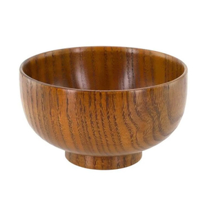 Bol en bois artisanal unique pour servir des collations et des salades de fruits secs au design élégant et naturel - Product Image 1