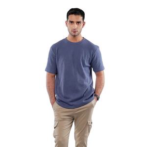 เสื้อยืดลำลองสำหรับผู้ชายขนาดพิเศษผ้าสแปนเด็กซ์/โพลีเอสเตอร์คอกลมทรงพอดีกับสิ่งแวดล้อมผ้าสแปนเด็กซ์/ผ้าโพลีเอสเตอร์ออกแบบได้ตามต้องการสำหรับฤดูร้อน - Product Image 2