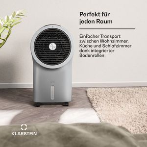 Air <b>Cooler</b> <b>Fan</b> Water 320 m3/h 6L Tank Portable Tower Air <b>Cooler</b> for Home Rooms up to 30 m2 60W 42 dB Silver - Product Image 3