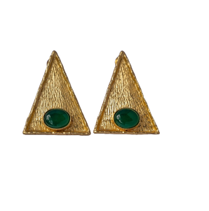 Pendientes de Lujo con Cuentas al por Mayor, Venta al por Mayor de Pendientes Pequeños de Latón con Cuentas Azules de la India, Joyería de Lujo, Pendientes de Regalo para Niñas - Product Image 1
